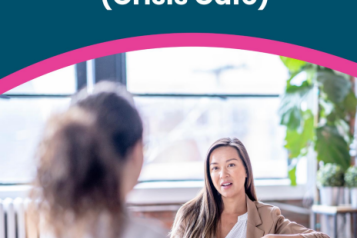 Screenshot of the cover of Crisis Cafe Report