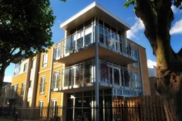 frontage of deer park view care home