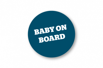 Baby on Board! sign