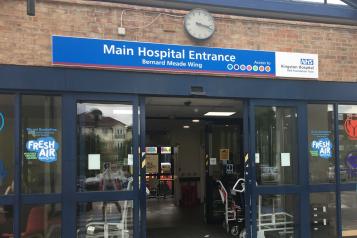 Kingston Hospital entrance