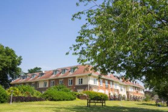 frontage of hampton care home