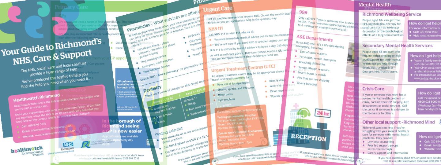 Your guide to NHS, Care and Support