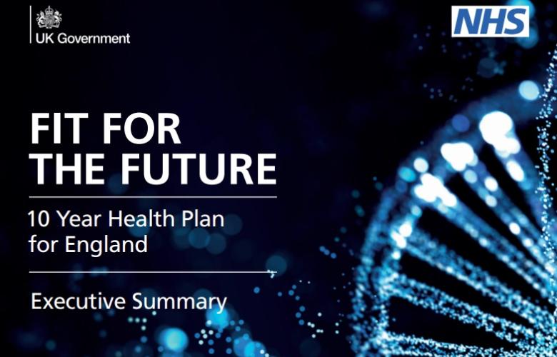 Screenshot of the NHS 10 year Plan