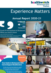 Experience matters Annual Report 2019-20 cover page.