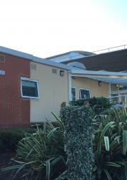 Entrance to Emergency Department at West Middlesex Hospital